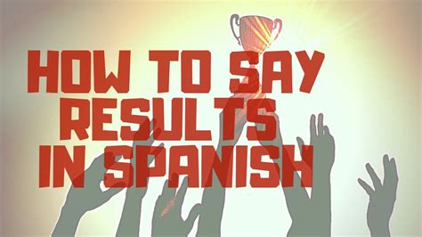 as a result in spanish